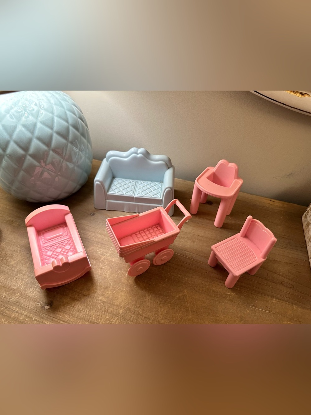 VINTAGE 1991 Playskool Loving Family Dollhouse Furniture